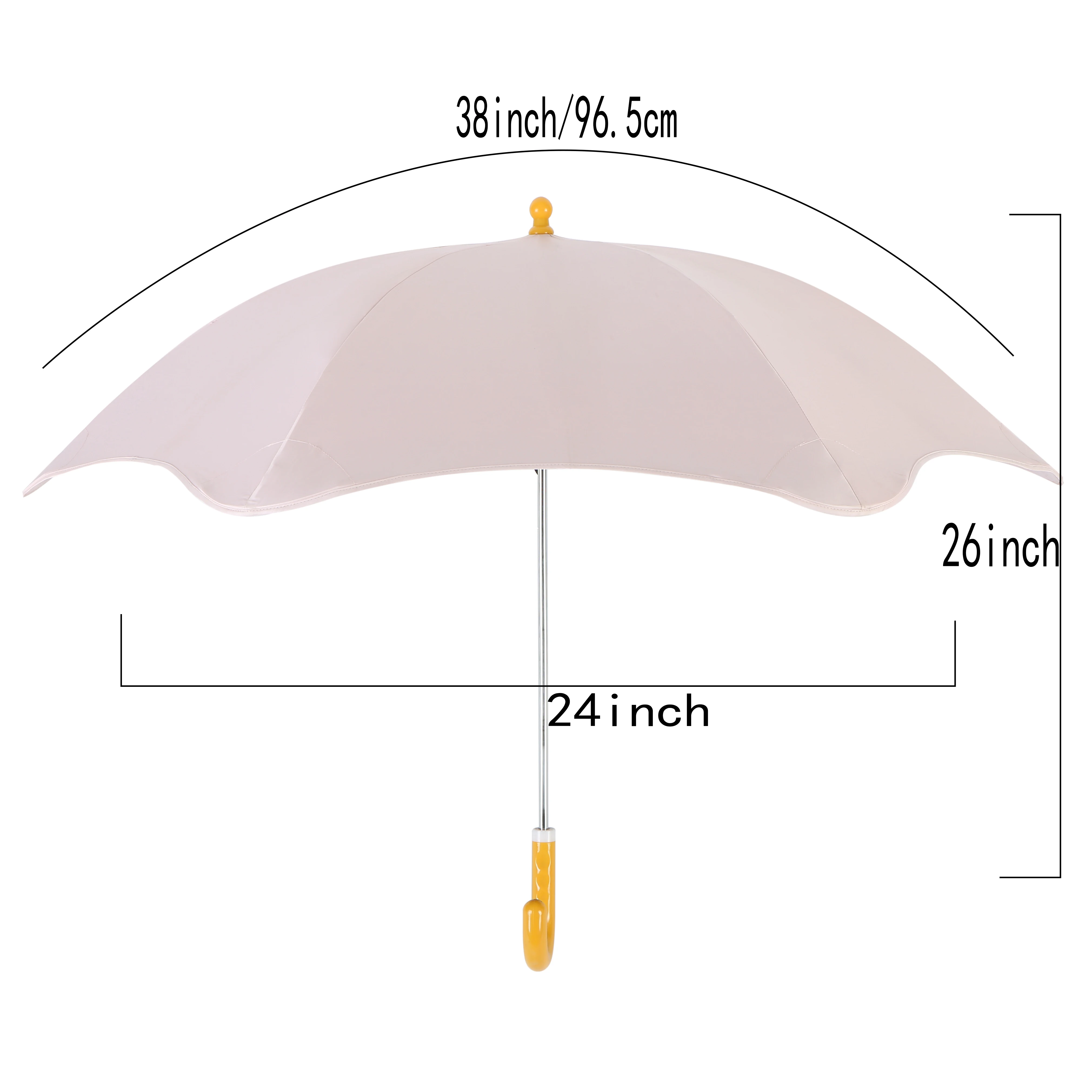 Round Corner New Design Little Kids Safety Easy Open Children Umbrella