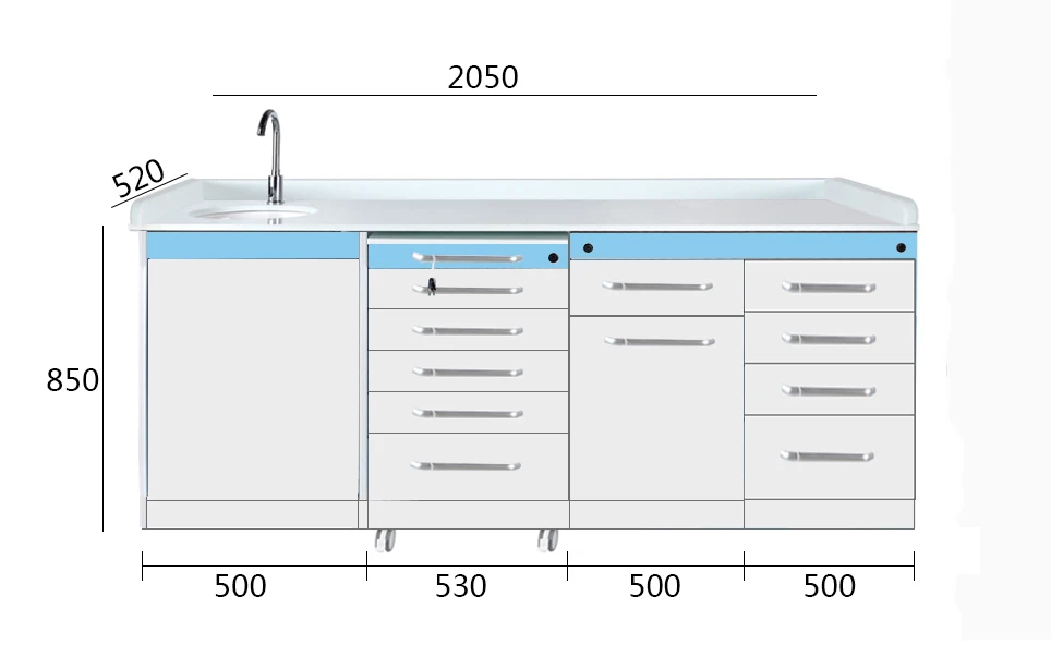 Stainless Steel Dental Custom Funiture For Hospital,Dental