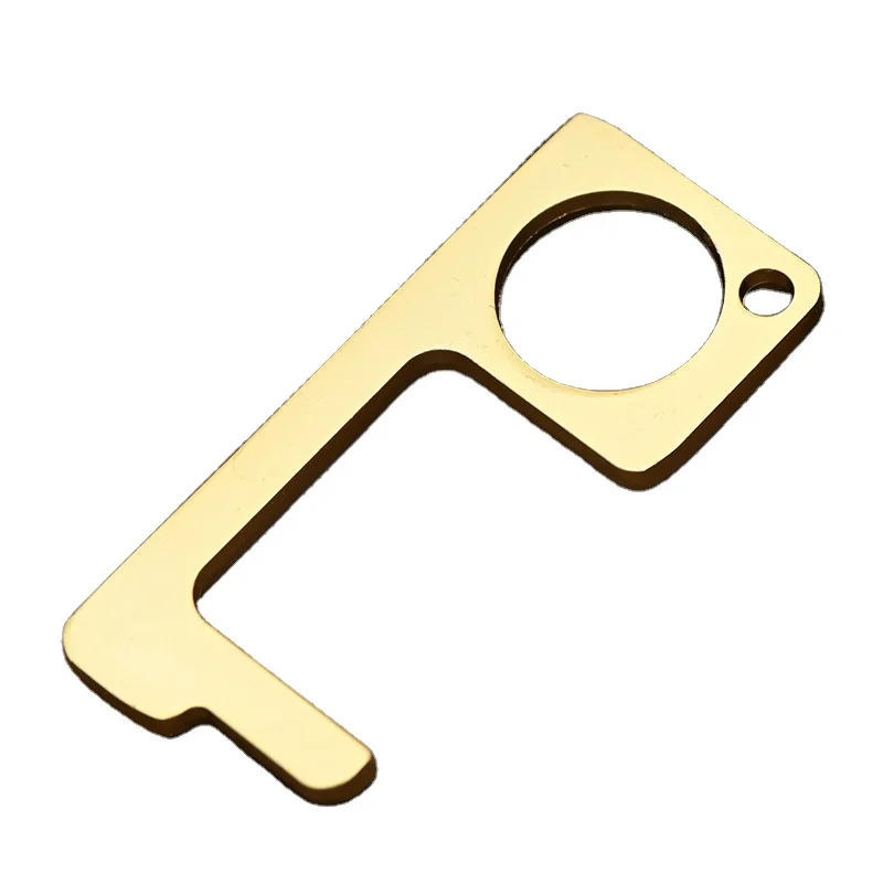
Leye Hot Sale Opener No Touch Key Chain Hygienes Hand Antimicrobial Door Keychain 