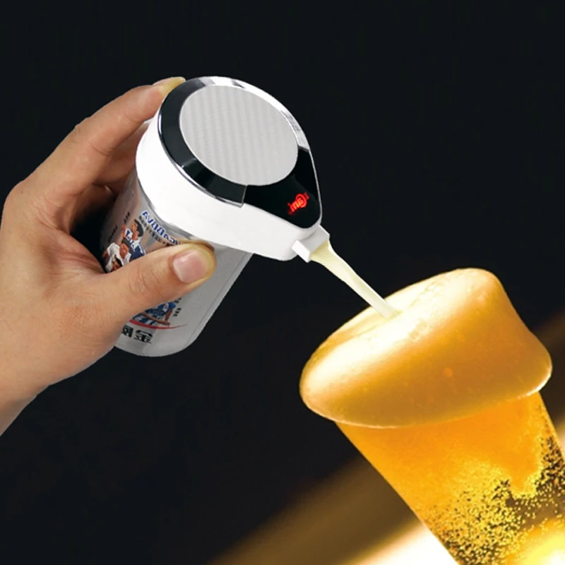 Ultrasonic Type One Touch Micro Beer Foaming Portable Beer Server for Can & Bottles Beer manufacture