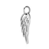 Titanium Steel Dream Wings Pendant Full Polished Laser Cut Stainless Steel Jewelry Diy Wings Hanging Ring Pendant