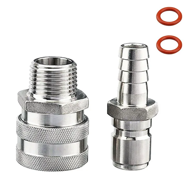 1/2"bsp Beer Quick Disconnect Set 1/2 " Barb 304 Stainless Steel Quick