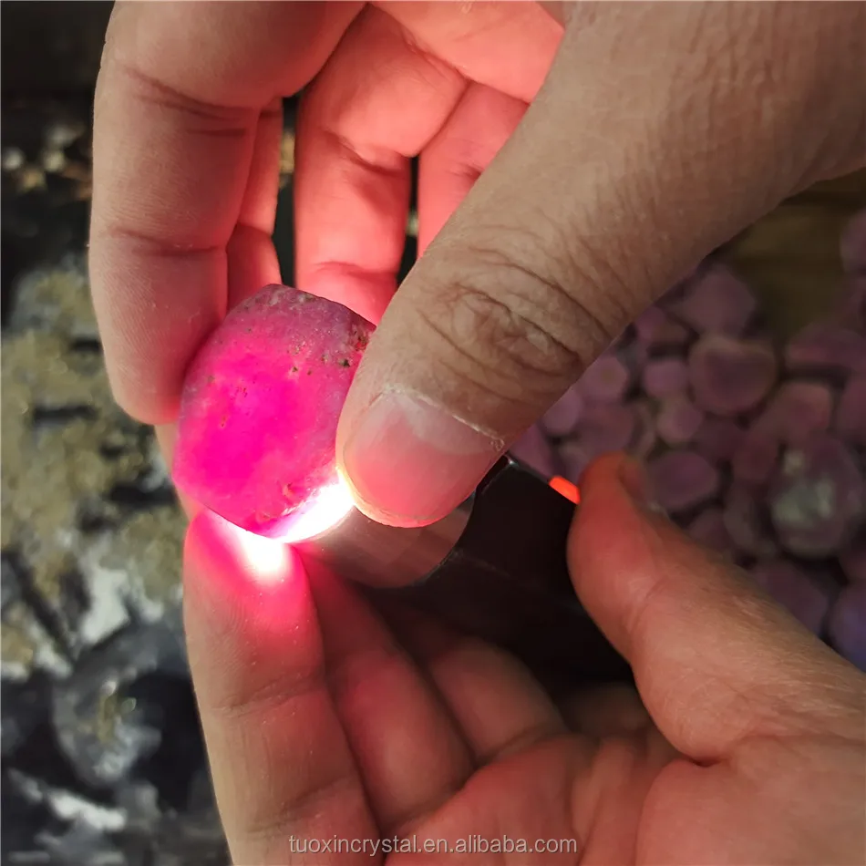 high quality natural rock red ruby gemstone rough raw natural