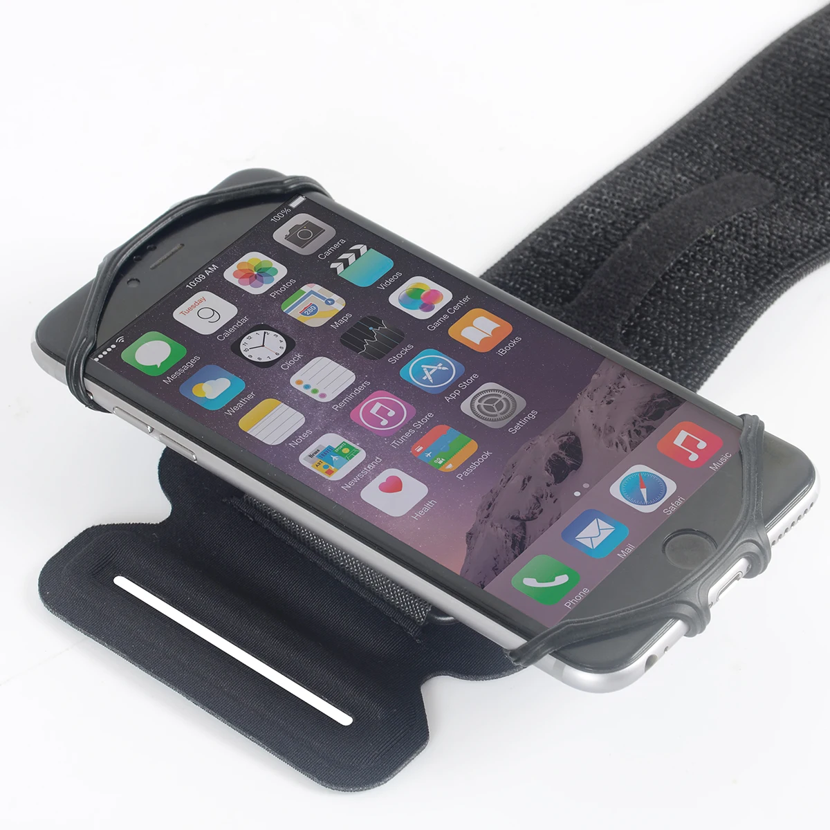 Dr8 Custom Logo Printed Detachable Rotate Mobile Phone Armband Gym Sports Running Arm Pouch