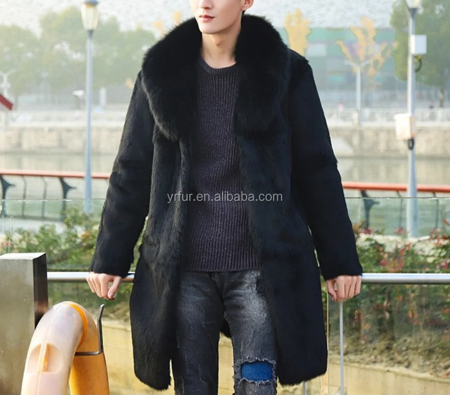 ジャケット・アウター LONG TRENCH COAT/Hype Long Trench Coat Jacket Men Autumn Spring Black Hip Hop