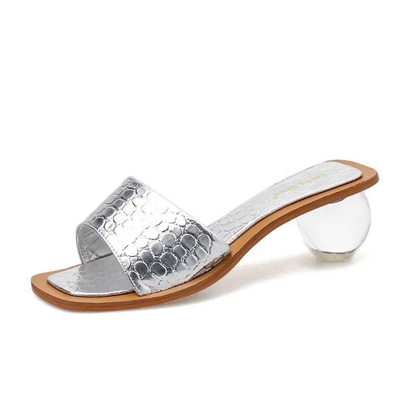 talon femme transparent