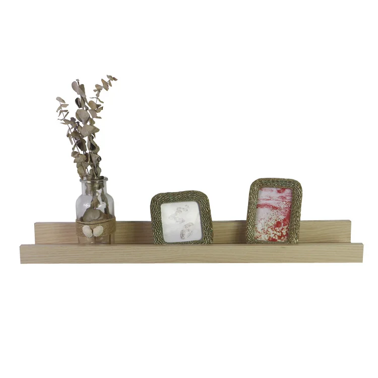 23x4x2 inches bathroom wall shelf, wood shelves natural for home decor