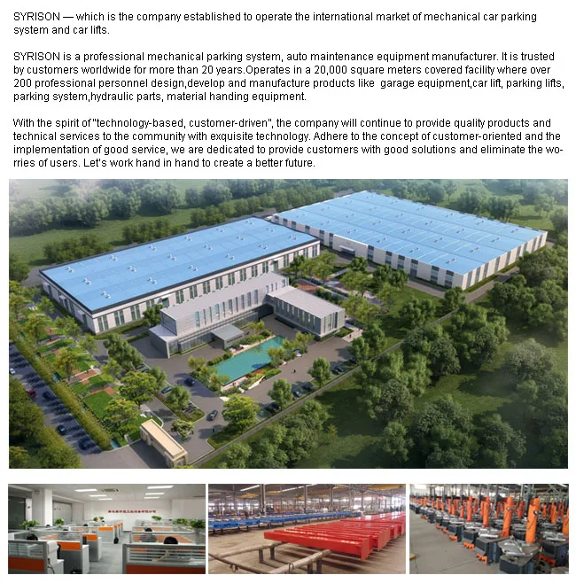 High Quality Low Ceiling Steel Structure Tilt Car Parking Lift