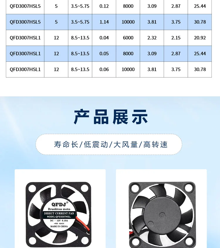 Oil Bearing, DC3007, 12V, 7mm - detail 8