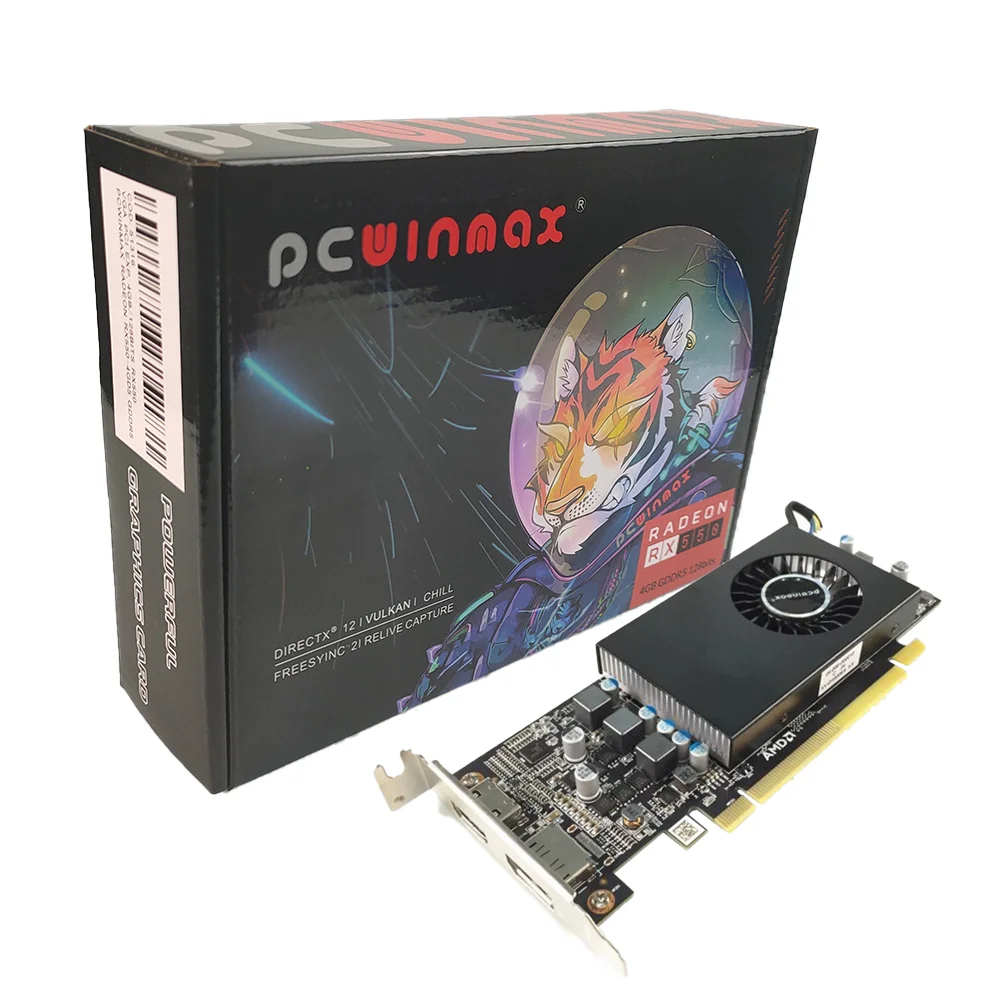 Pcwinmax Gaming Radeon Rx 550 4gb Gddr5 Atx Low Profile Gpu Graphics