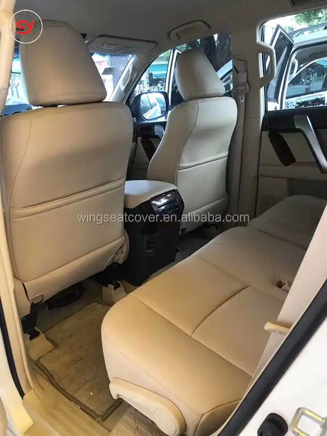 Full Set Leather Car Seat Covers For Suv Toyota Land Cruiser Prado Lc150 Lc120 At Vx Gx V6 Prado