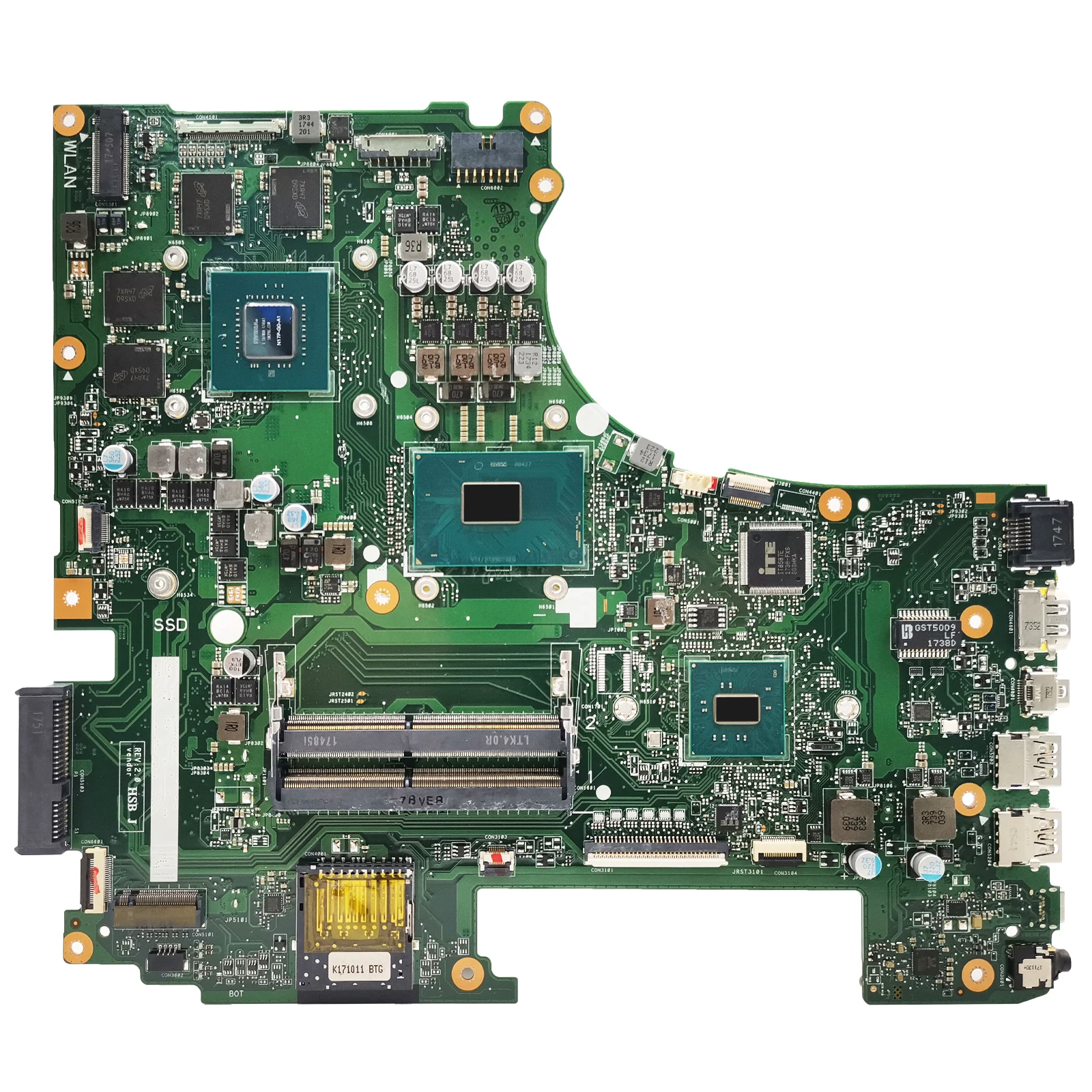 Mainboard For Rog Gl753vd Gl753ve Fx753v Zx753v Gl753v Gl753 Laptop ...