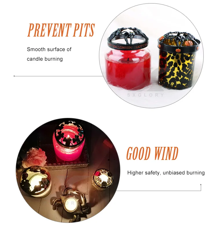 Wholesale Sweet Home Candle Lid Topper With Metal Candle Jar Topper Customizable Candle