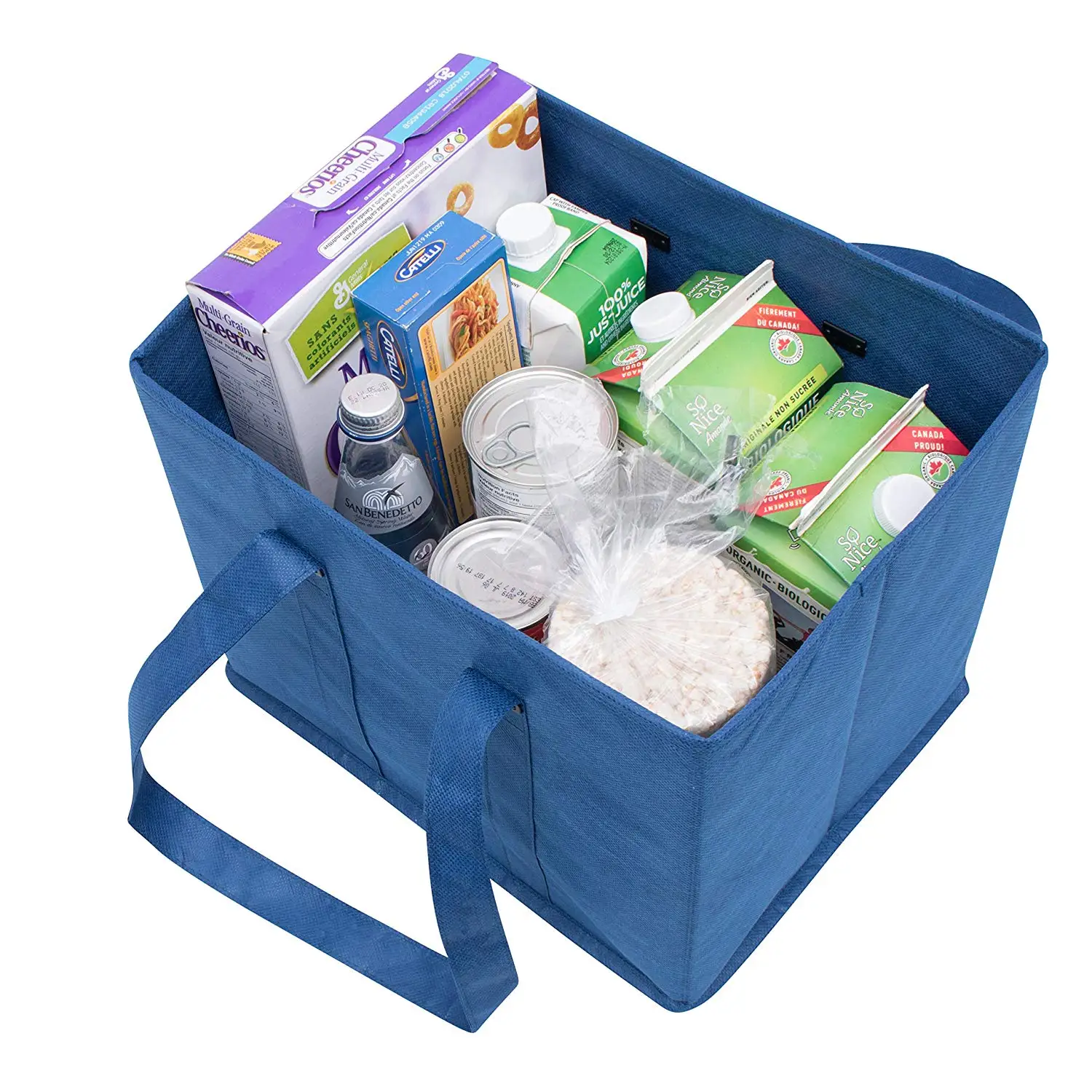 Reusable Grocery Large Box Collapsible Storage Bag Foldable