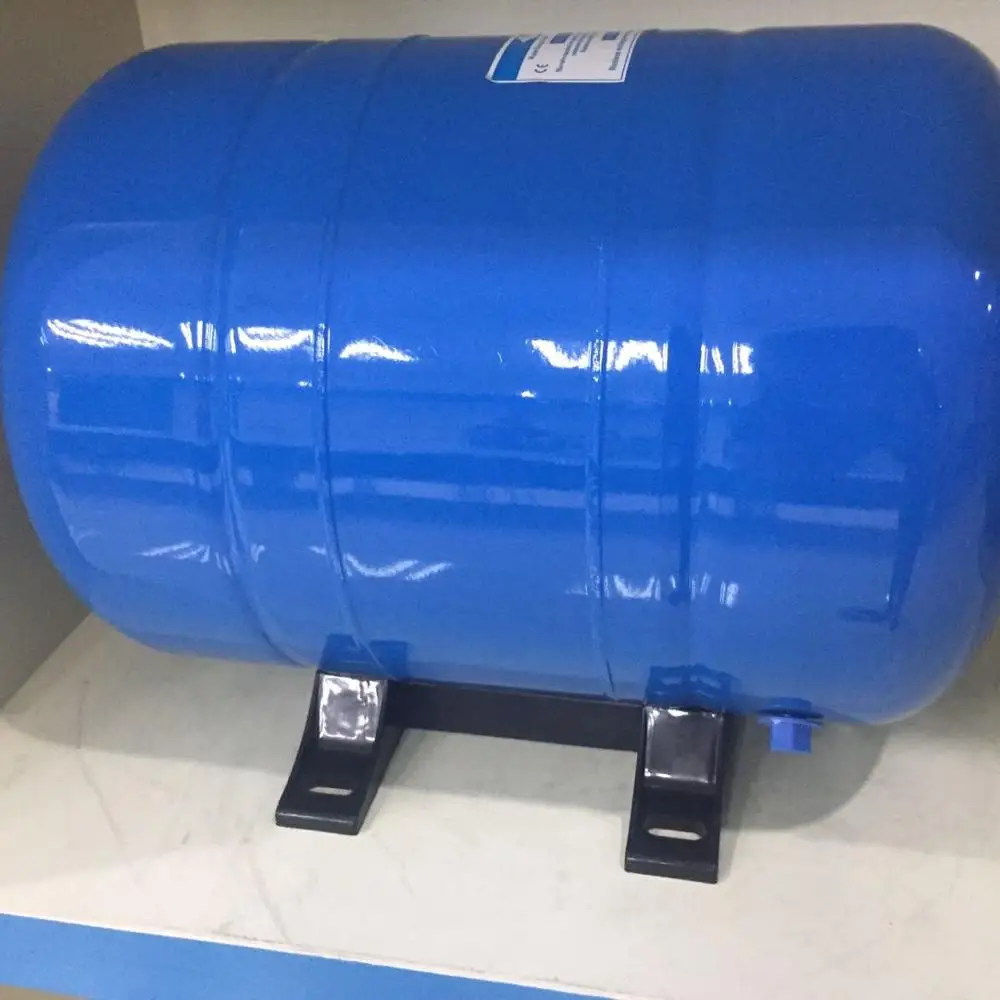 卧式储水箱 6 加仑纯净水压力罐不锈钢风格