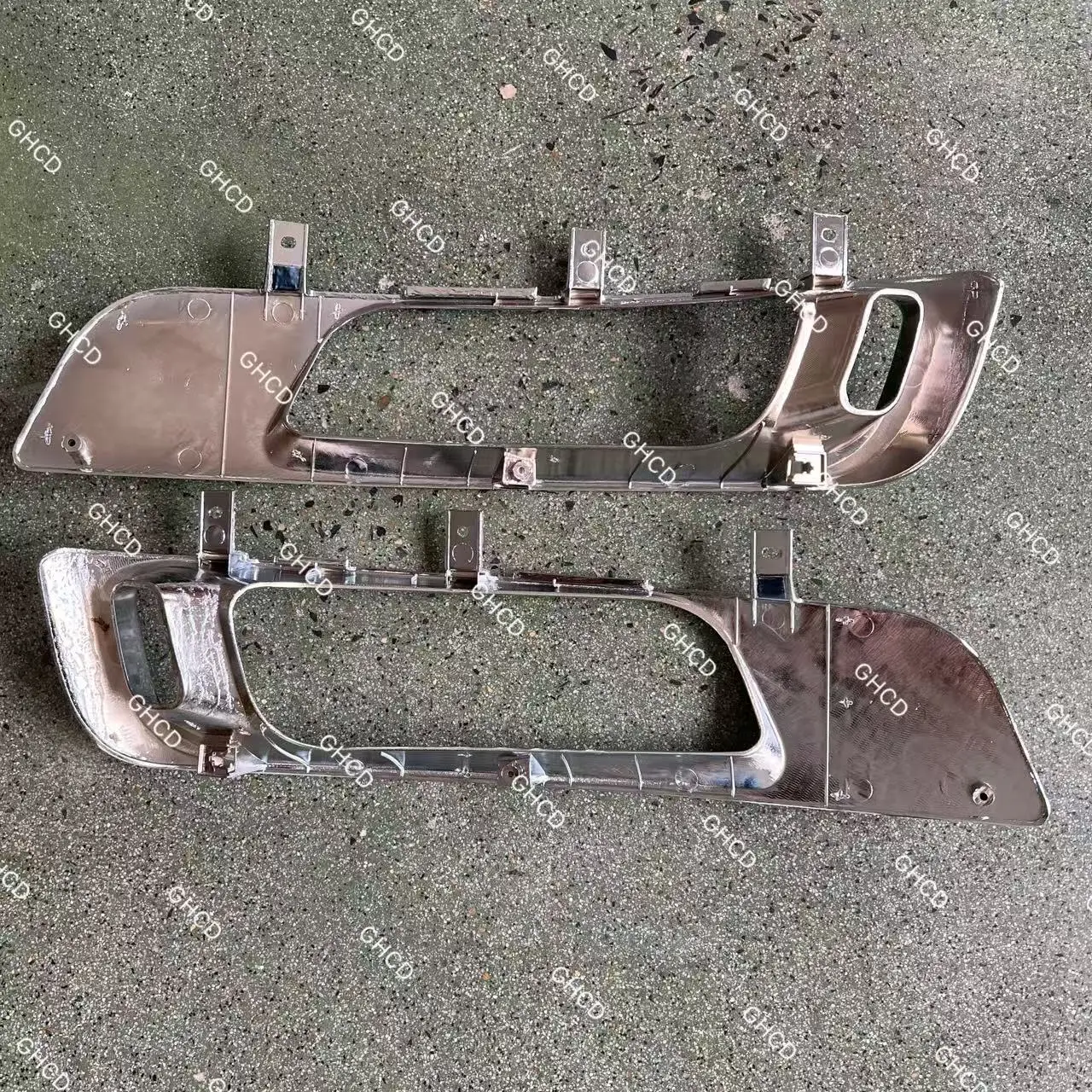 GHCD HIGH QUALITY/FACTORY PRICE CHROMR FOG LAMP FRAME for JAPANESE TRUCK 2008 YEAR'S MITSUBISHI FUSO/F420/ISUZU/HINO/NISSAN supplier
