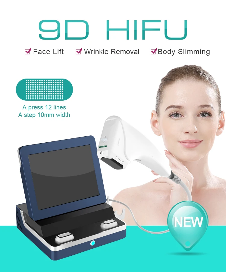 IN-M019 portable hifu microcurrent body slim face lift machine