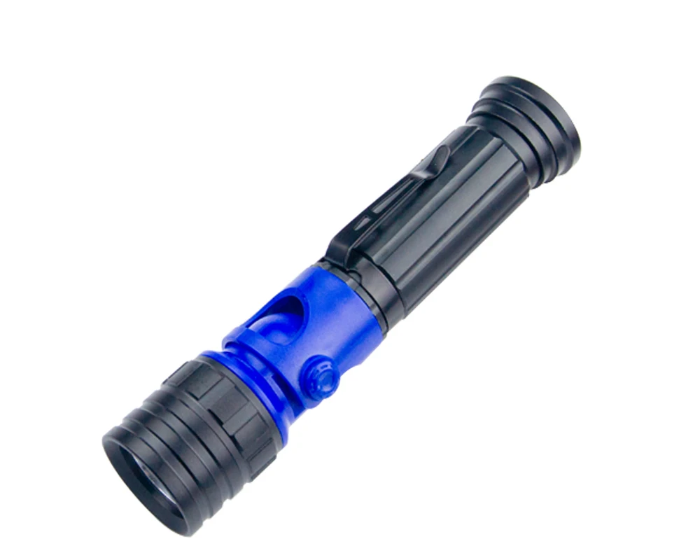 Led Rotatable Torch Aluminum Alloy Rotating Flashlight With Rotating ...