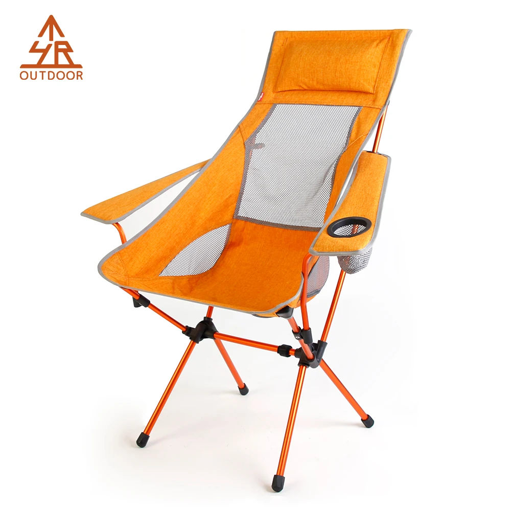 Tangerine high back chair