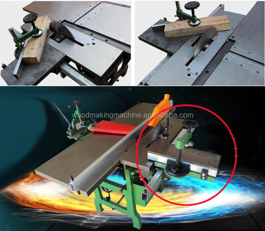 Ml393 Woodworking Combined Table Saw 220v Electric Wood Planer