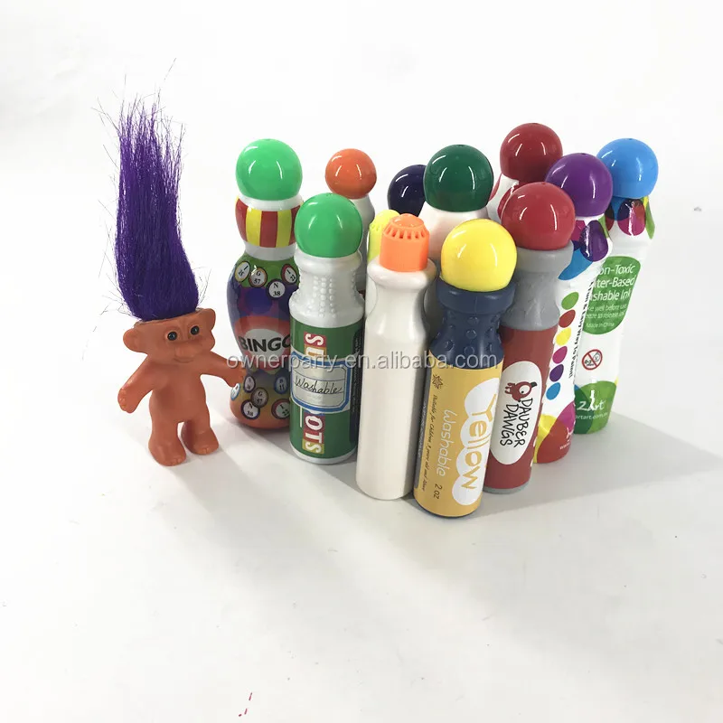40ml Washable Dot Dabber Bingo Marker For Bingo Game Buy 6 Pack Dot
