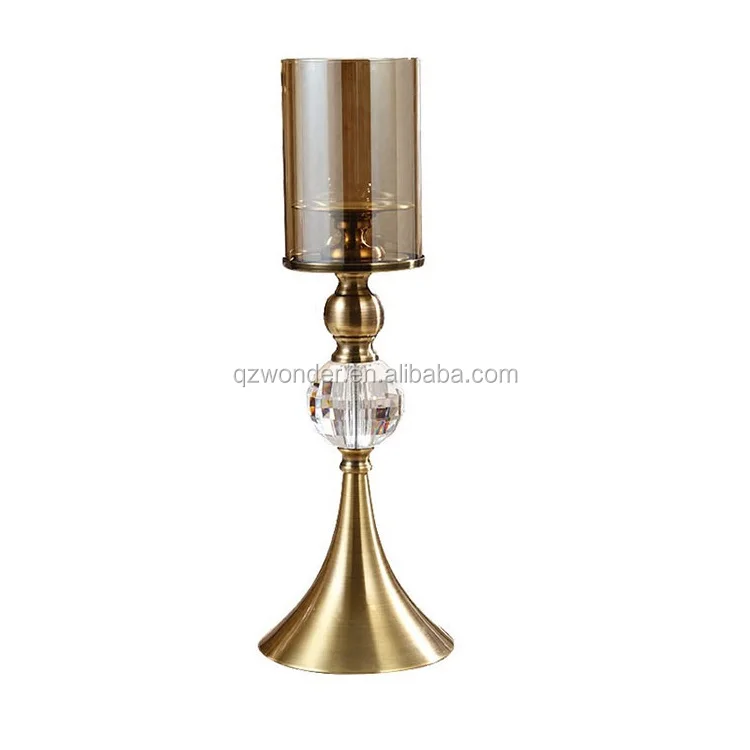 Wonder High Quality Beautiful Electroplated Candlestick Longstemmed