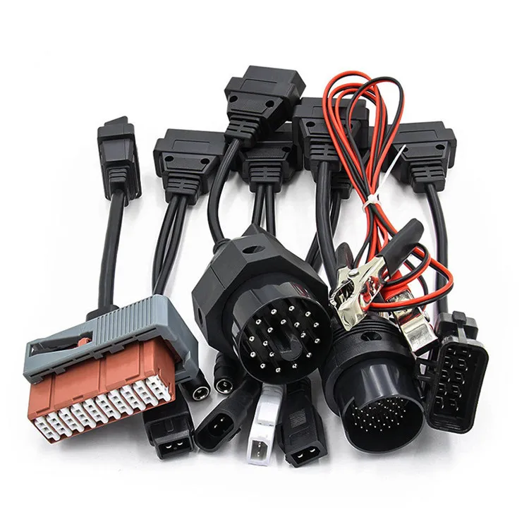 Hot Seller Full Pin Obd Car Cable Set Obd1 To Obd2 Adapter Obd Ii Cable Adapter 8 In1 Cable