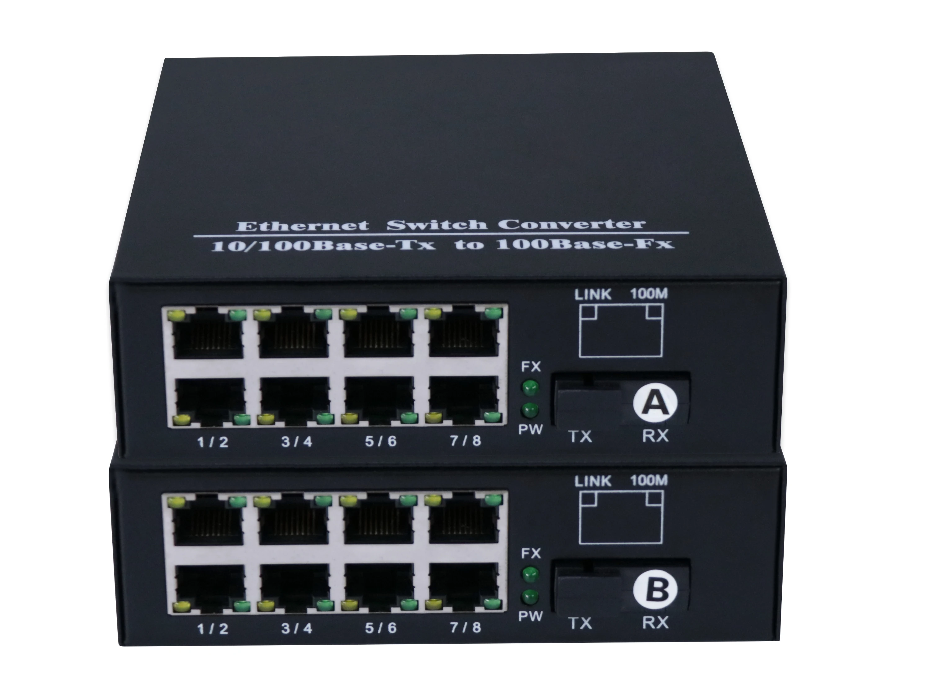 מתג Ethernet מהיר 8 יציאות מתג רשת 10/100 Mbps תואם סיסקו