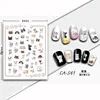 Nail Transfer Sticker Flower Elements Cute Cats Nail Wraps Sticker Tips Manicura Nail Sticker