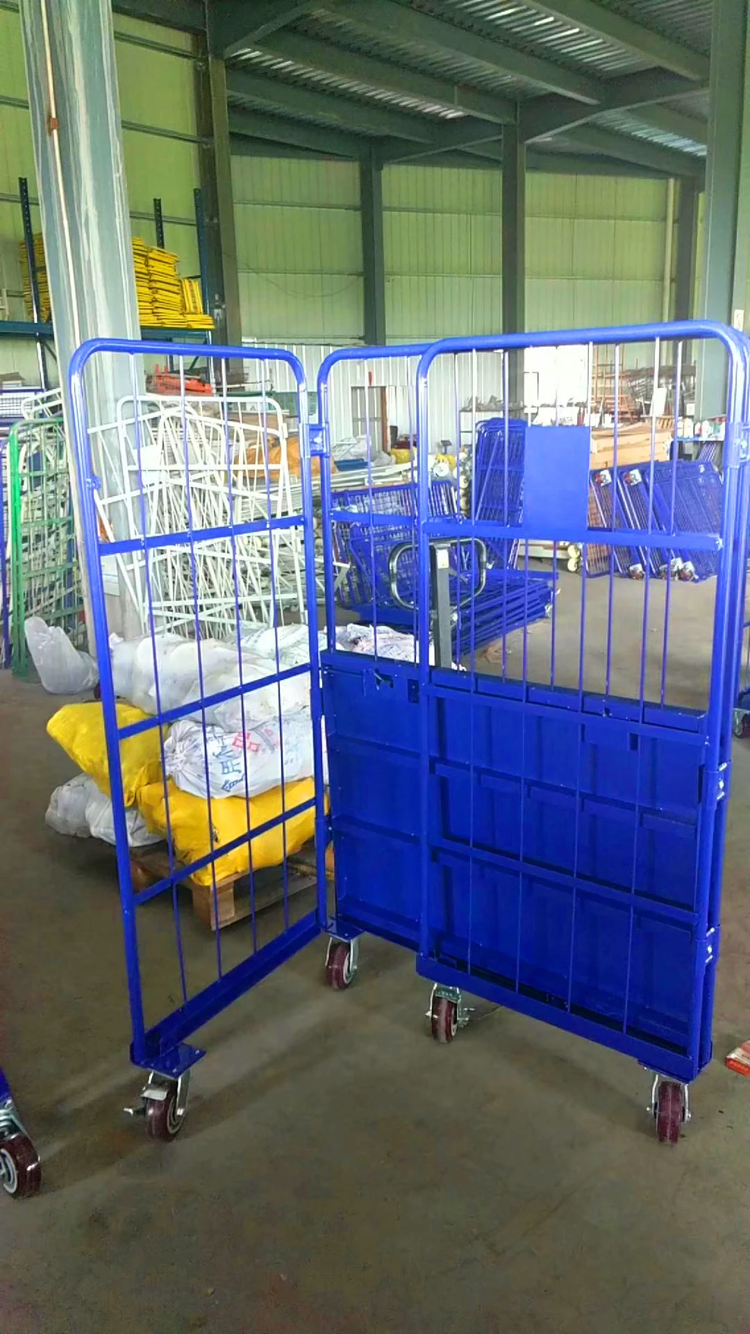 Logistic Cart Multi Layer Oem Warehouse Order Picking Collapsible Table ...