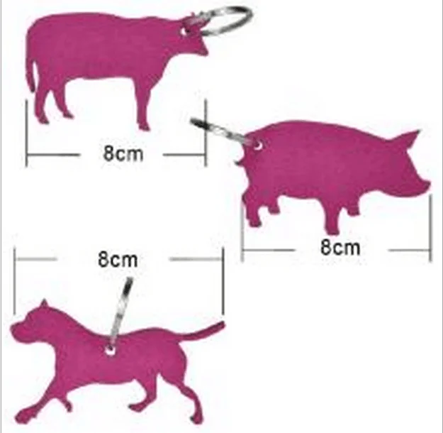 low cost sublimation keychain