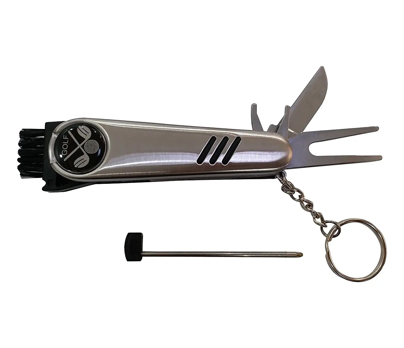 6 In 1 Golf Multi Function All In One Golfers Tool Includes Divot