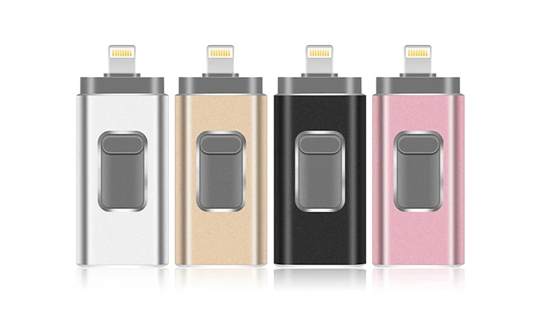 Santoda new otg 3.0 Custom Metal 16GB 32GB 64GB 4 in 1 USB flash drive pen for Android type C iphone usb key - ANKUX.COM