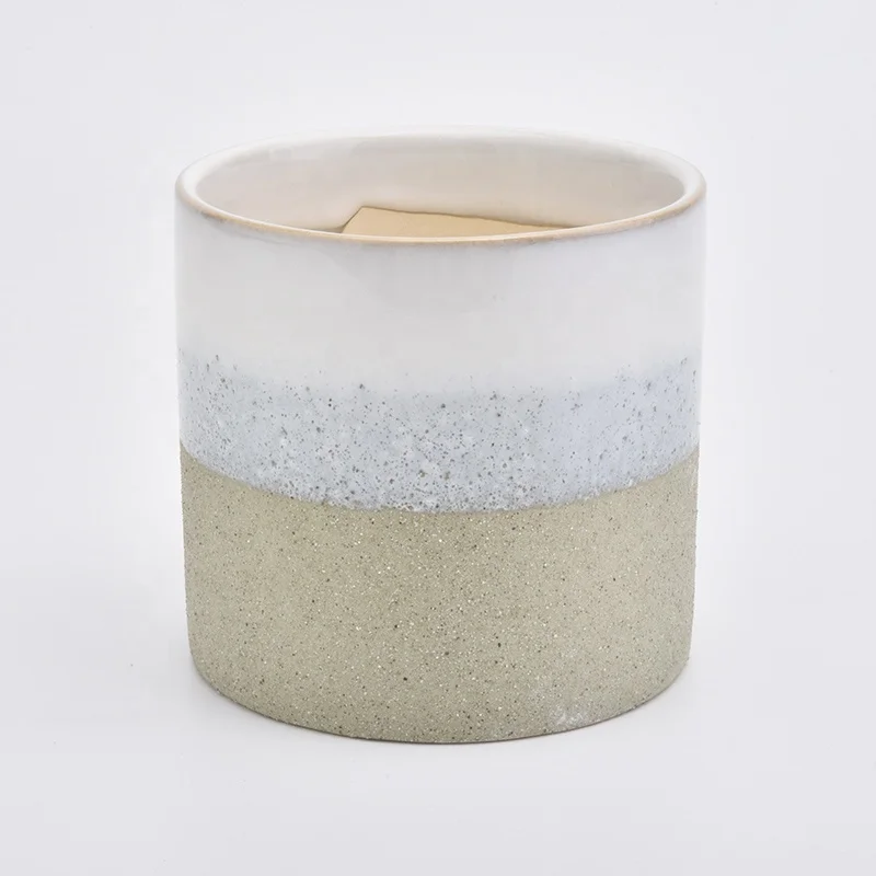 Custom 17oz Empty Ceramic Candle Vessels