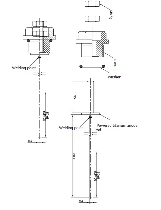 High Quality Titanium Anode Rod For Water Heater Buy Titanium Anode