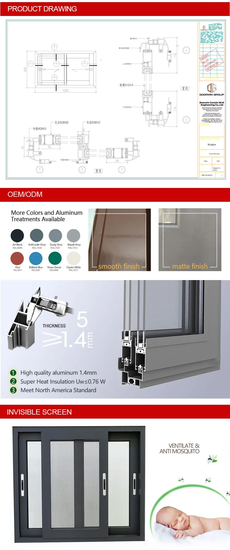 Cheap Price Aluminium Profile Glass Windows Latest Designs Aluminum Alloy Frame Horizontal Sliding Window