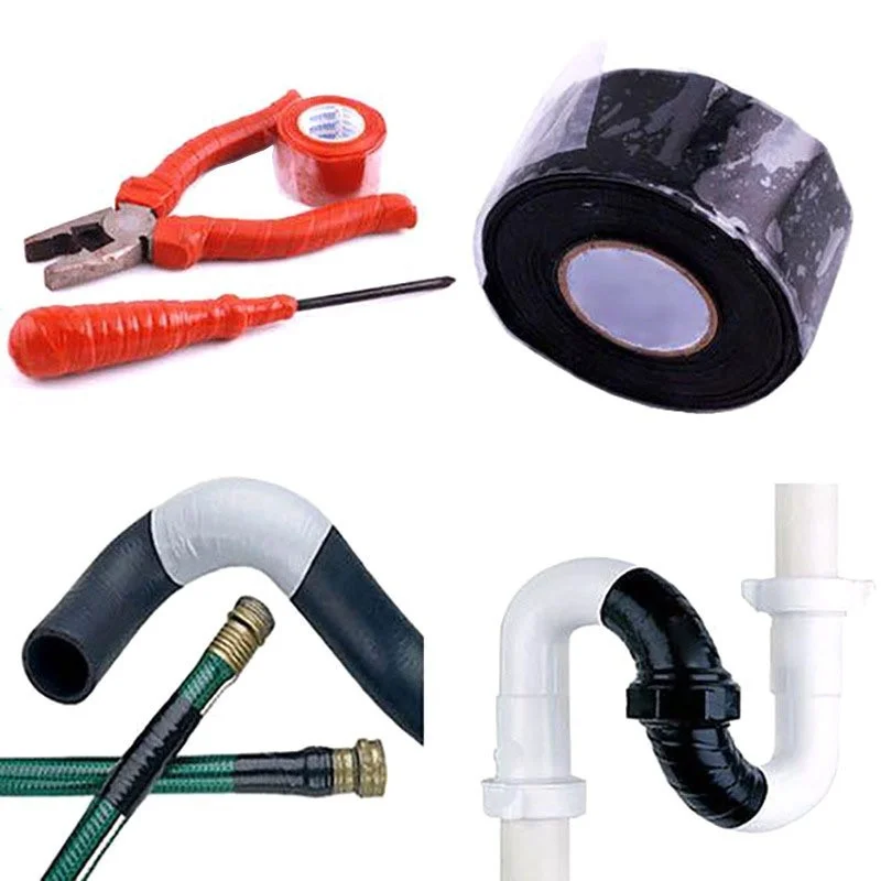 Silicone Adhesive High Pressure High Temperature Resistant Self-Adhesive Silicone Tape Waterproof Insulation Pipe Repair Tape