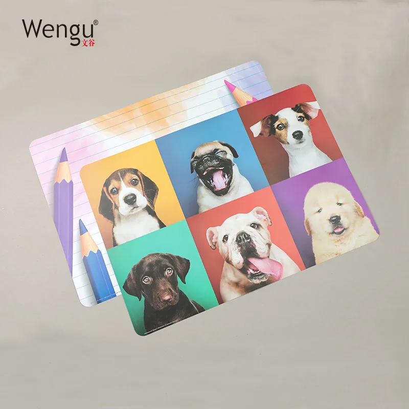 
Wengu hot sale popular top quality 100% water proof oil proof portable cheap custiomized printing design brand PPmutifuntion mat 