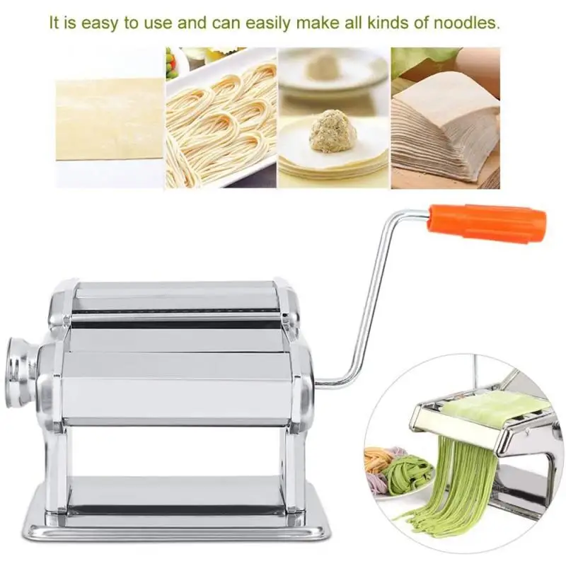 Manual Noodle Making Pasta Maker Dough Roller Noodle Cutting Machine