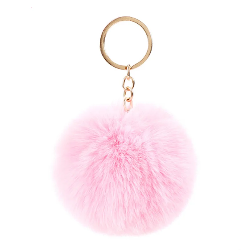furry puff ball faux rabbit pink fur ball,10 Pieces, More than 20 colors