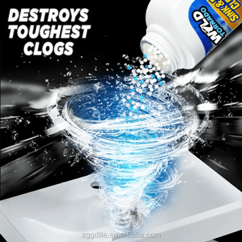 1pc Drain Cleaner Powder Kitchen Bathroom Sink Pipe Dredge Agent Sewer Clean 