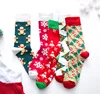 Women's Christmas stocking Fancy Design Multi Colorful Patterned Knee High Socks