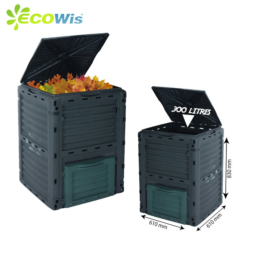 Large Capacity Kitchen Waste Bin Heavy Duty Ecofriendly Garden Storage