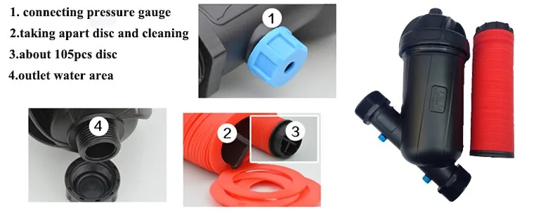 Screen Mesh Disc Water Filter For Drip Irrigation