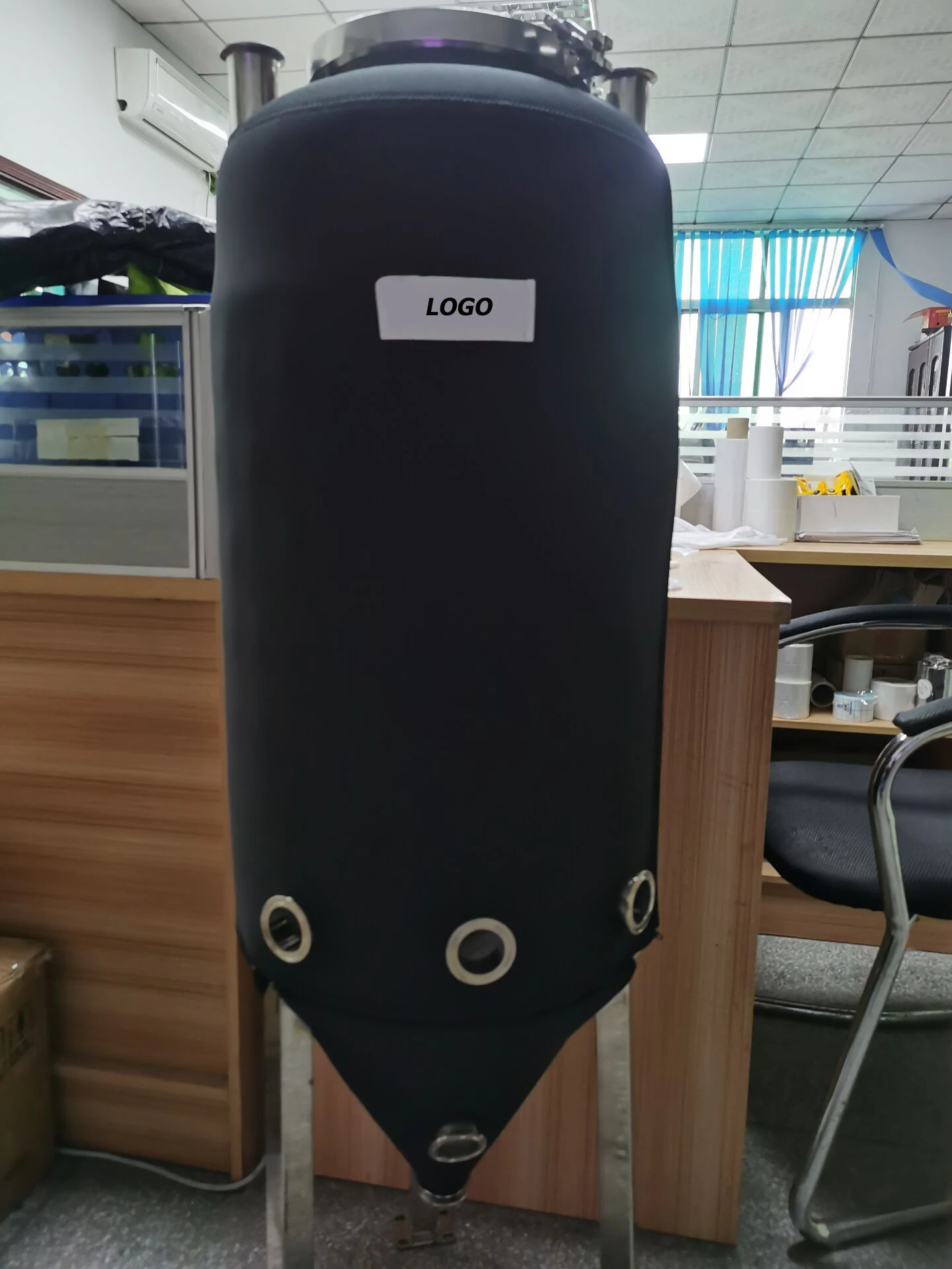 Home Brewing Equipment 25 Gallon Tan Cover 100l Beer Fermenter Tank