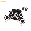 Unique ideas kids toys silicon drum kit instruments musical early education toys gift drum set professional