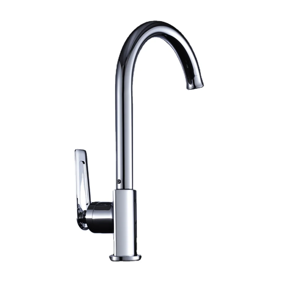 
Kitchen faucet supplies chrome water mixer tap sink pull down sprayer brass single handle 