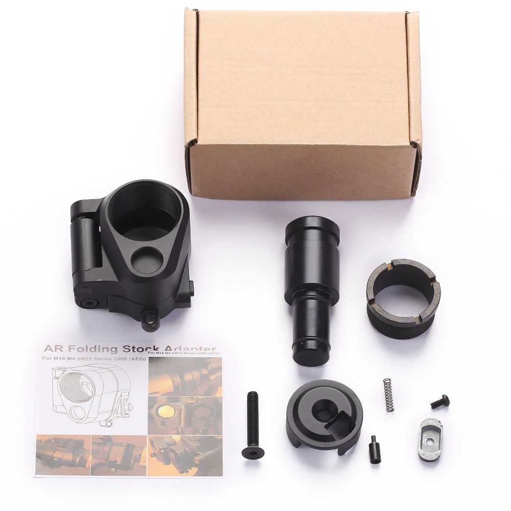 Tactical AR Folding Stock Adapter Aluminum Airsoft Hunting Accessories USA