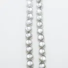 Diy のジュエリーメイキング 10 ミリメートルホワイト lentil ビーズファッションアクリルビーズ diy のジュエリーメイキングのため