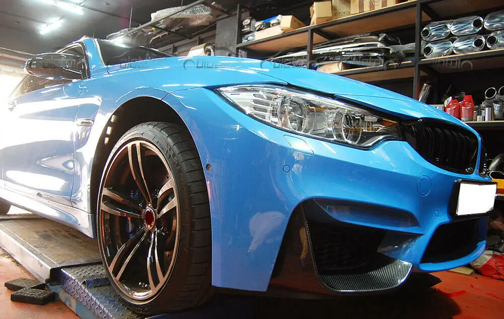 E46 M3 Style Carbon Fiber Front Lip Bumper For E46 M3 Front Splitters